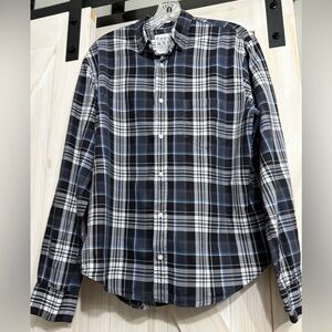 Frank and Eileen Sz Small Luke Italian cotton plaid shirt Great Condition UNISEX